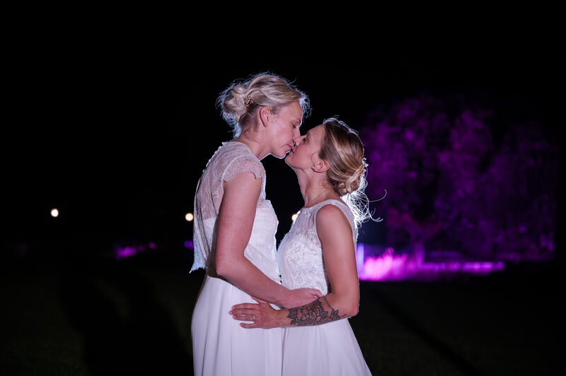 Soirée tardive de mariage